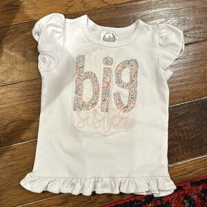 3T Big Sister shirt